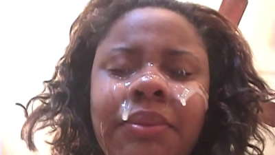 Բրազիլացի սևամորթ աղջիկը անալիզ սեքսից հետո երես է ստանում մեծ դիկի հետ